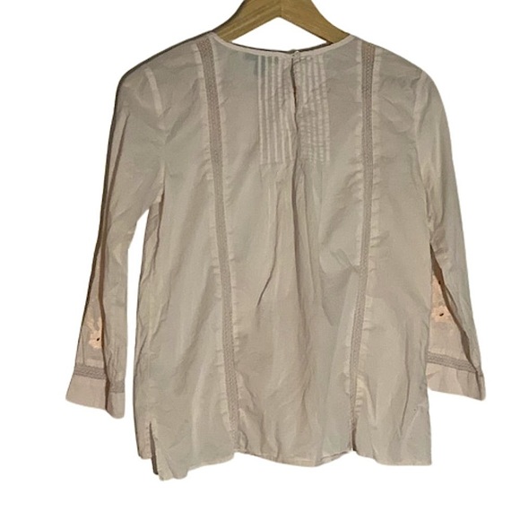 J.Crew Pink Eyelet Lace Blouse - Picture 3 of 6